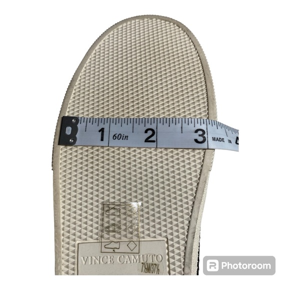 NWT Vince Camuto Leather Chenta Sneakers Perforated & Studded Lace Ups Size 7.5 - Picture 7 of 10